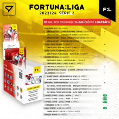 Retail saszetka FORTUNA:LIGA 2023/24 – 2. seria
