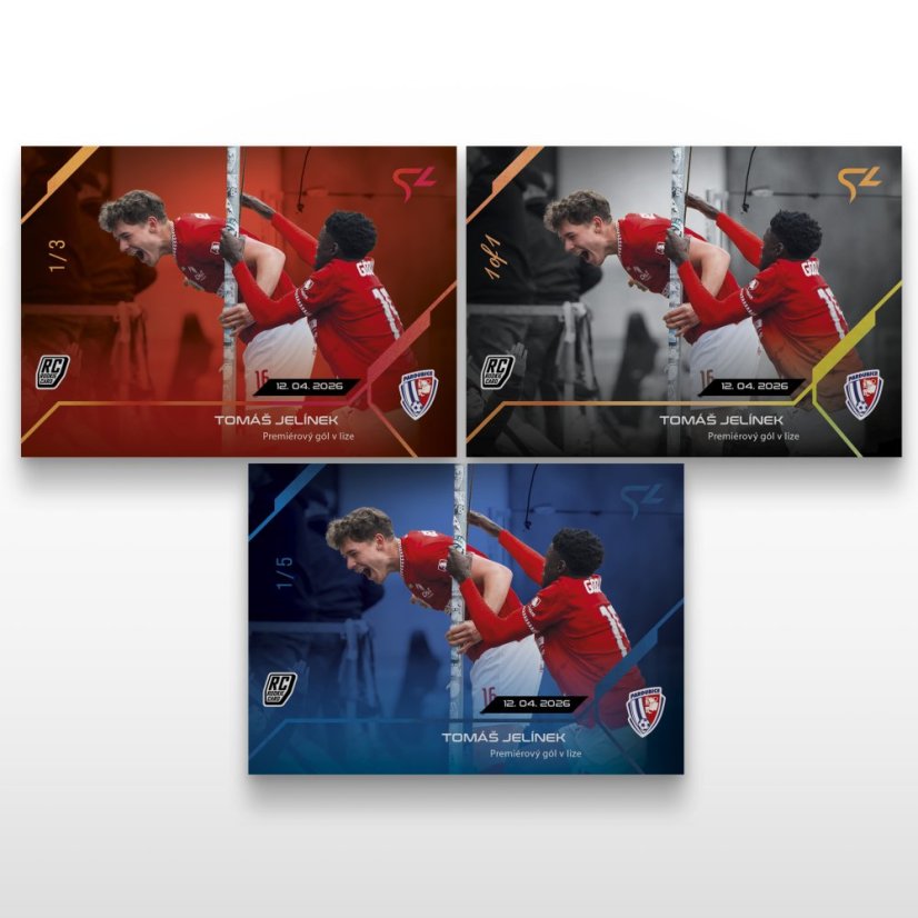 Futbalová kartička L-42 Tomáš Jelínek - SportZoo Chance Liga 2025/26 LIVE