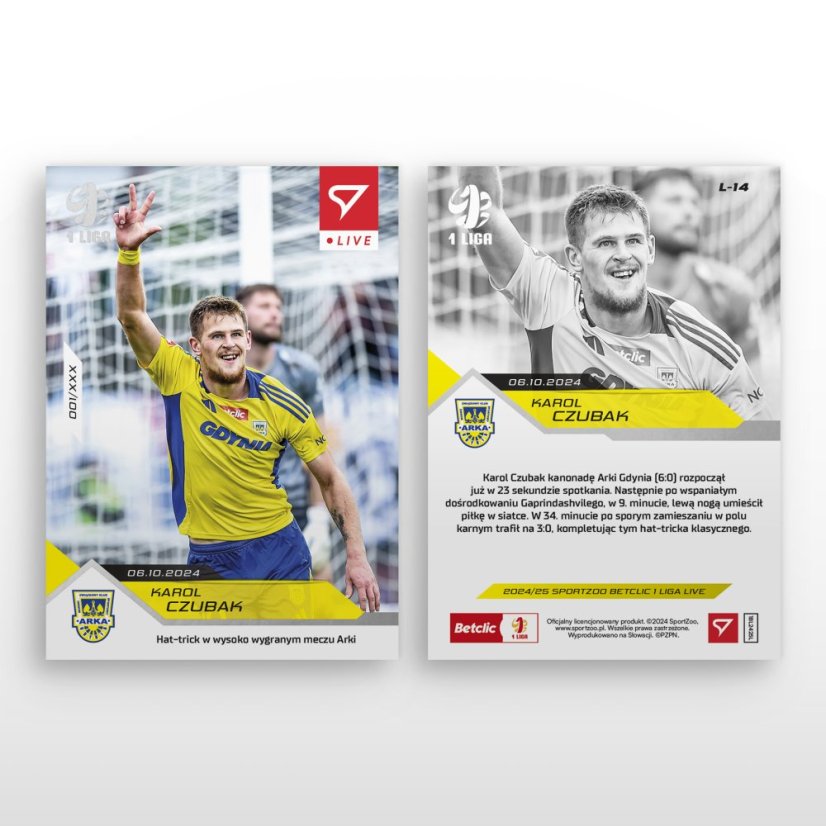 L-14 ZESTAW Karol Czubak Betclic 1 Liga 2024/25 LIVE + UCHWYT