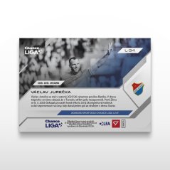 Fotbalová kartička L-34 Václav Jurečka - SportZoo Chance Liga 2025/26 LIVE
