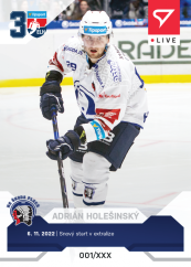 L-033 Adrián Holešinský TELH 2022/23 LIVE