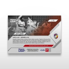 Football trading card L-18 VÁCLAV JEMELKA - SportZoo Chance Liga 2025/26 LIVE