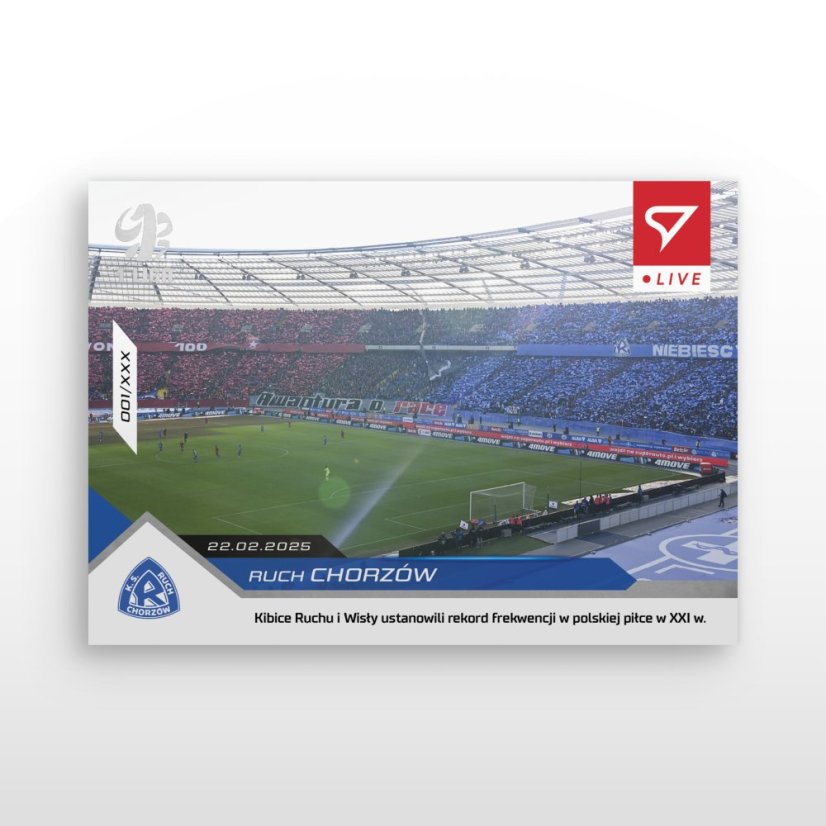 L-34 Ruch Chorzów Betclic 1 Liga 2024/25 LIVE