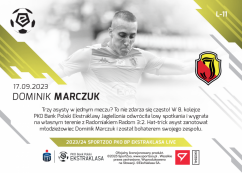 L-11 Dominik Marczuk PKO Bank Polski Ekstraklasa 2023/24 LIVE