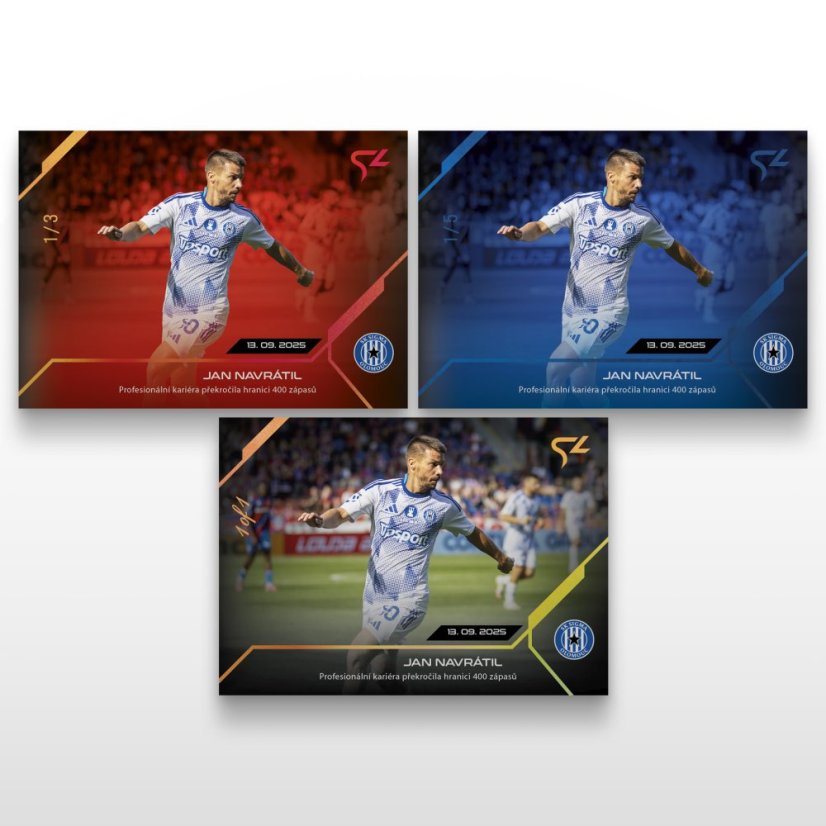 Football trading card L-10 JAN NAVRÁTIL - SportZoo Chance Liga 2025/26 LIVE