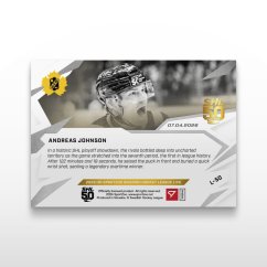 Hokejová  kartička L-50 Andreas Johnson  - SportZoo Svenska hockeyligan 2025/26 LIVE