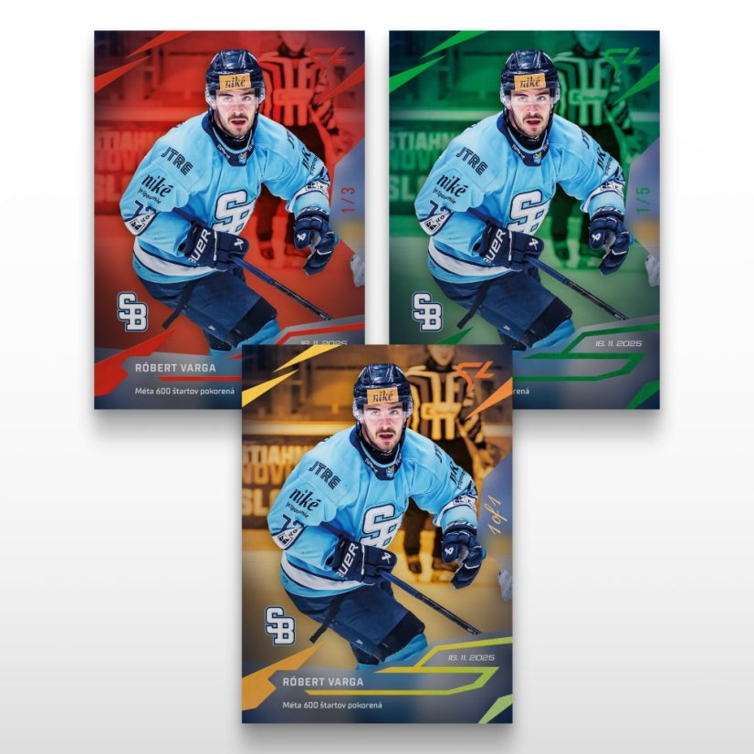 Hockey trading card L-16 RÓBERT VARGA - SportZoo Tipsport liga 2025/26 LIVE