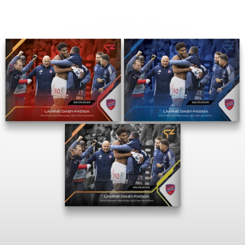 Football trading card L-17 Lamine Diaby-Fadiga - SportZoo PKO BP Ekstraklasa 2025/26 LIVE