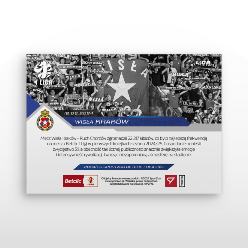 L- 06 Wisła Kraków Betclic 1 Liga 2024/25 LIVE