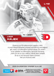 L-42 Libor Hájek TELH 2023/24 LIVE