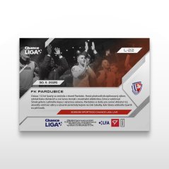 Futbalová kartička L-22 FK PARDUBICE - SportZoo Chance Liga 2025/26 LIVE