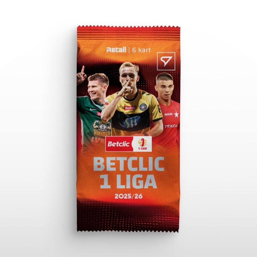 Štartovací balíček - futbalové kartičky SportZoo BetClic 1 Liga 2025/26