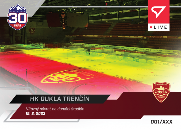 L-068 HK Dukla Trenčín TEL 2022/23 LIVE