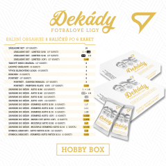 Case 6 Hobby boxov DEKÁDY FOTBALOVÉ LIGY