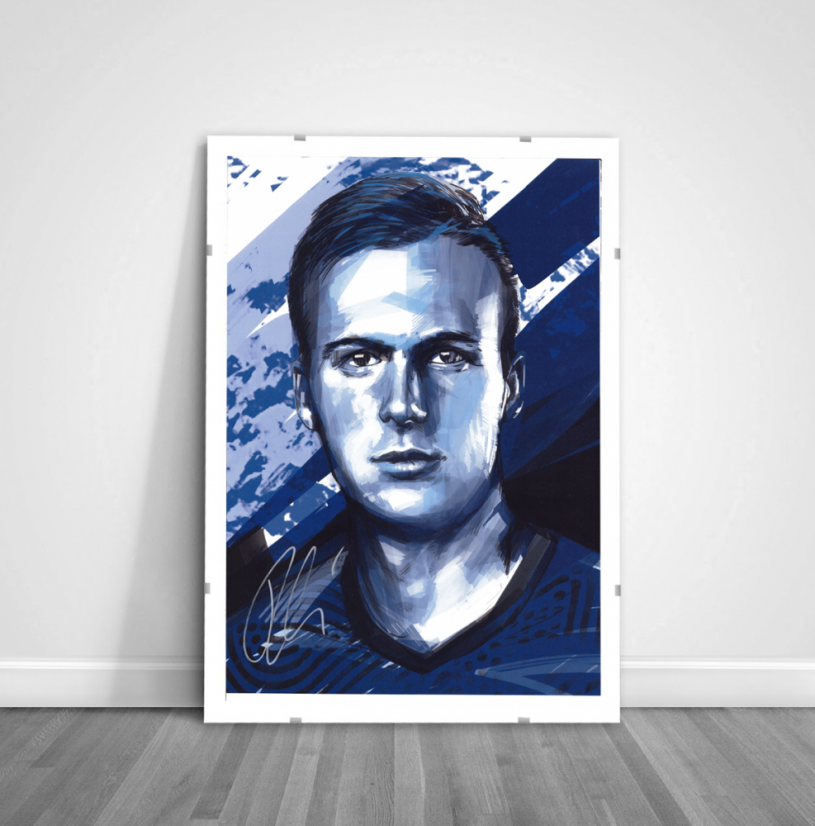 Portret z podpisem Slovenskí Sokoli 2021 x/4 - Marek Rodák