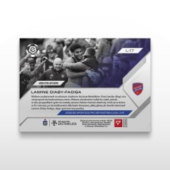 Fotbalová kartička L-17 Lamine Diaby-Fadiga - SportZoo PKO BP Ekstraklasa 2025/26 LIVE