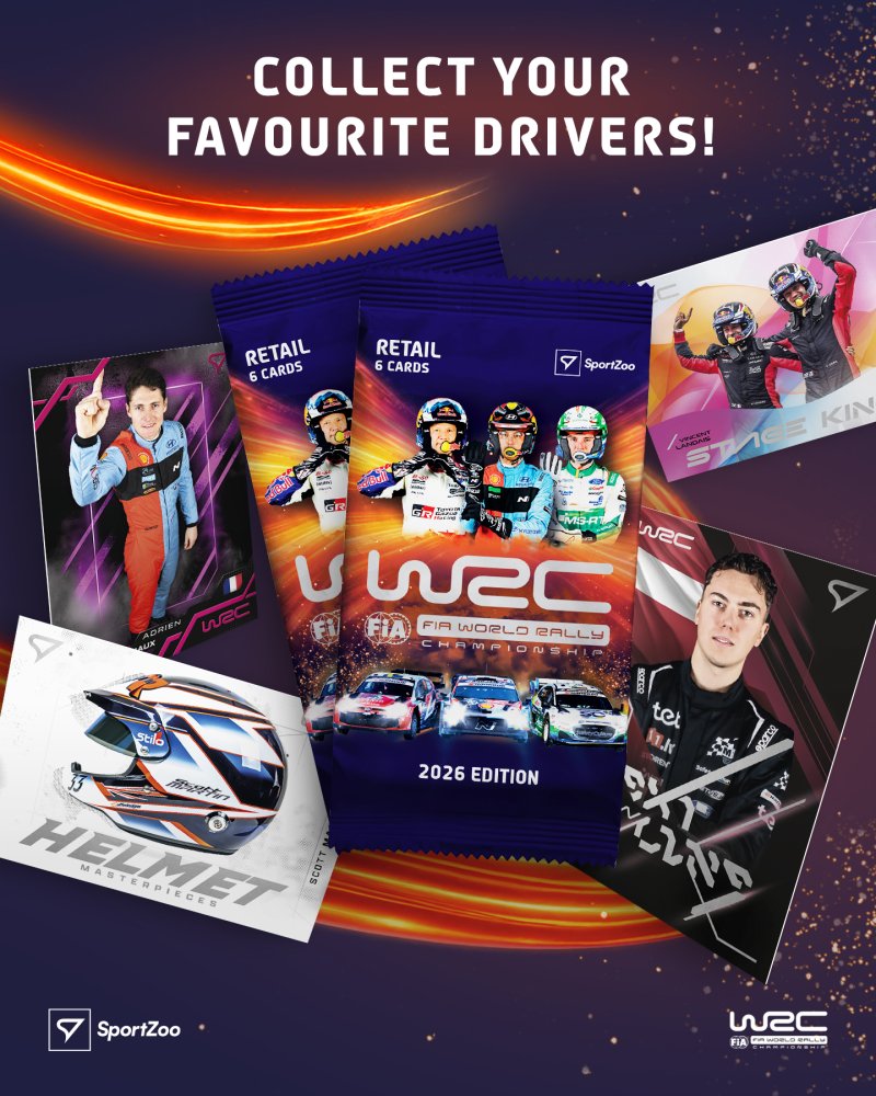 Retail pack - Rally Trading Cards SportZoo WRC 2026 edition