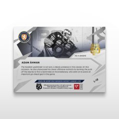 Hokejová  kartička L-12 Adam Åhman - SportZoo Svenska hockeyligan 2025/26 LIVE