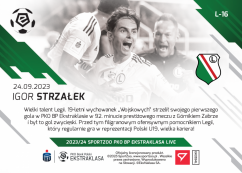 L-16 Igor Strzałek PKO Bank Polski Ekstraklasa 2023/24 LIVE