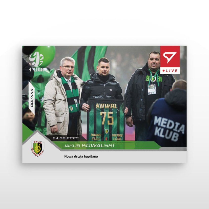 L-36 SADA Jakub Kowalski Betclic 1 Liga 2024/25 LIVE + HOLDER