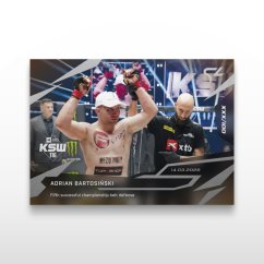 MMA-samlarkort L-09 Adrian Bartosiński – SportZoo KSW 2025/26 LIVE