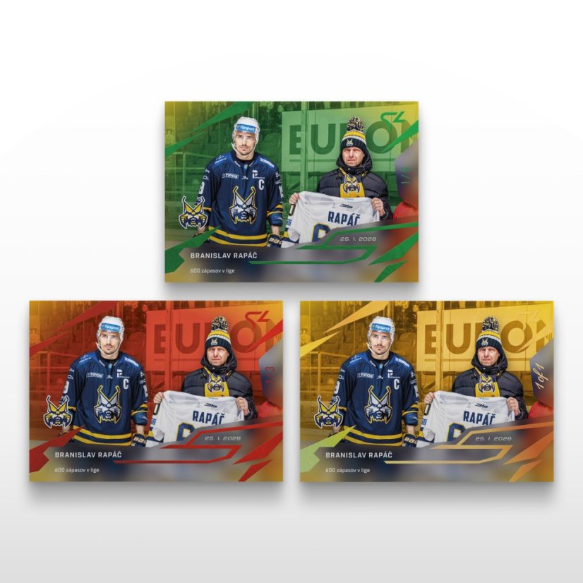 Hockey trading card L-40 BRANISLAV RAPÁČ - SportZoo Tipsport liga 2025/26 LIVE