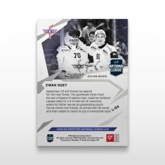 Hokejová kartička L-04 Ewan Huet - SportZoo National League 2025/26 LIVE