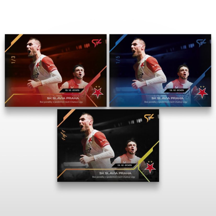 Football trading card L-24 SK SLAVIA PRAHA - SportZoo Chance Liga 2025/26 LIVE