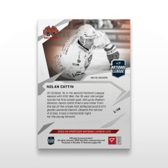 Hokejová kartička L-14 Nolan Cattin - SportZoo National League 2025/26 LIVE