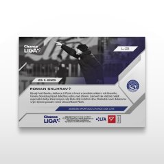 Football trading card L-21 ROMAN SKUHRAVÝ - SportZoo Chance Liga 2025/26 LIVE