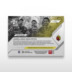 Karta piłkarska L-80 Jagiellonia Białystok - SportZoo PKO BP Ekstraklasa 2025/26 LIVE
