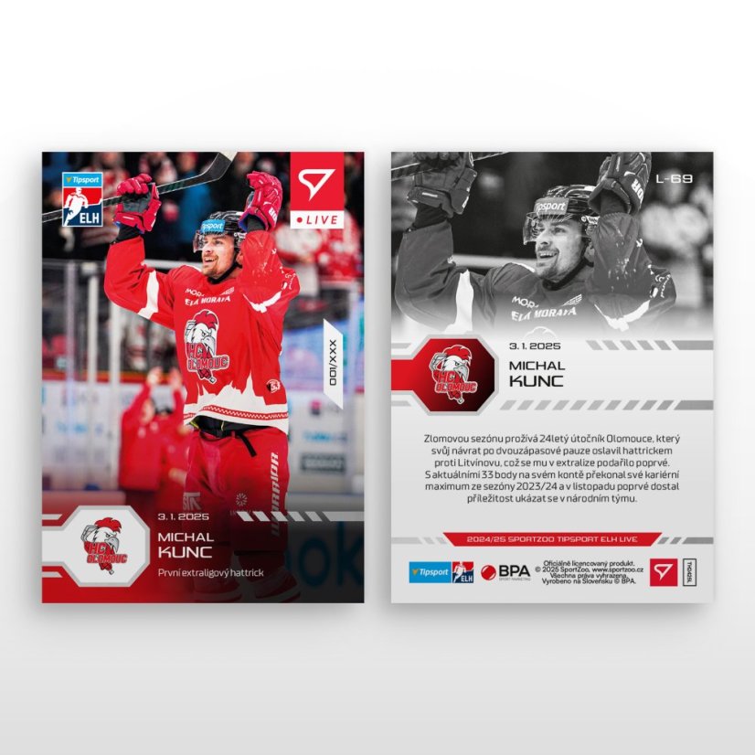 L-69 Michal Kunc TELH 2024/25 LIVE