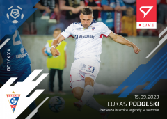 L-09 ZESTAW Lukas Podolski PKO Bank Polski Ekstraklasa 2023/24 LIVE + UCHWYT