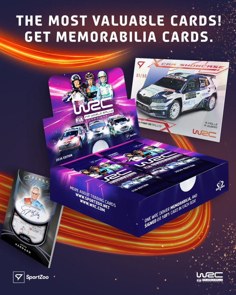 Hobby box - Rally Trading Cards SportZoo WRC 2026 edition :: SportZoo