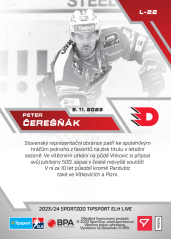 L-22 Peter Čerešňák TELH 2023/24 LIVE