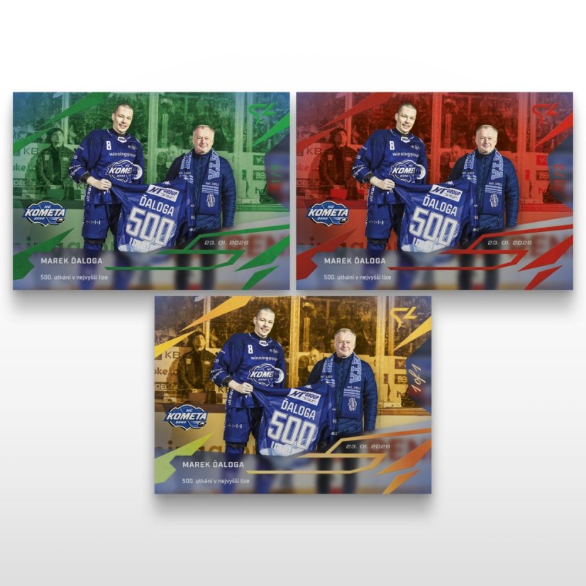 Hokejová  kartička L-33 Marek Ďaloga - SportZoo Tipsport ELH 2025/26 LIVE