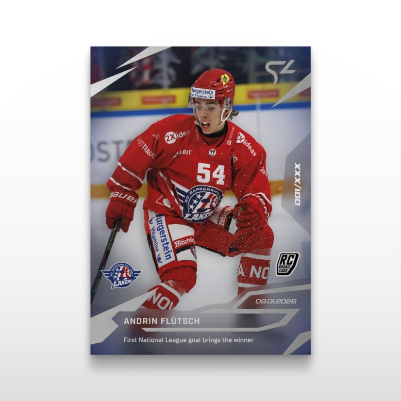 Karta hokejowa L-40 Andrin Flütsch - SportZoo National League 2025/26 LIVE