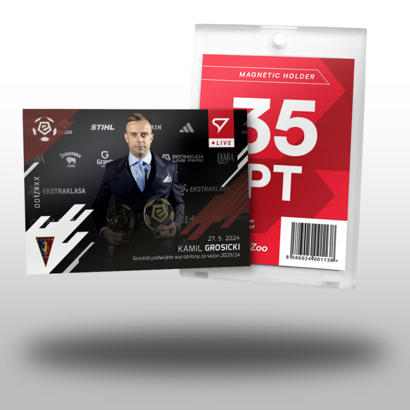 L-72 ZESTAW Kamil Grosicki PKO Bank Polski Ekstraklasa 2023/24 LIVE + UCHWYT