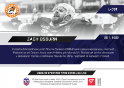 L-061 Zach Osburn TEL 2022/23 LIVE
