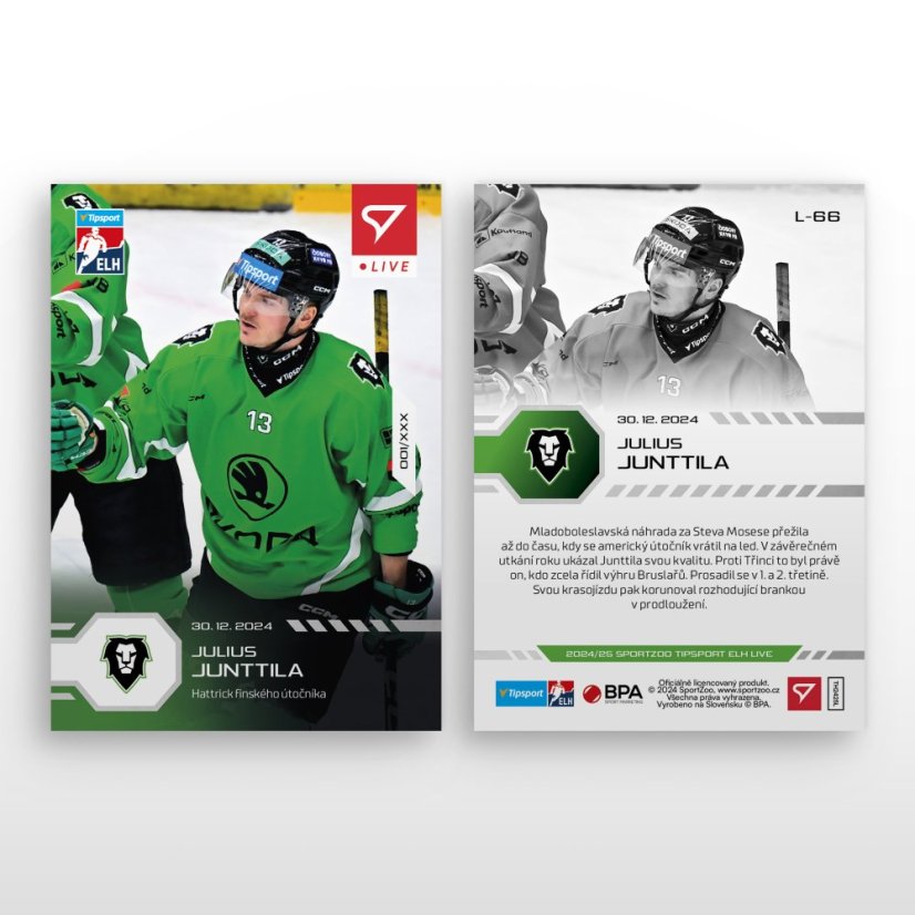 L-66 Julius Junttila TELH 2024/25 LIVE