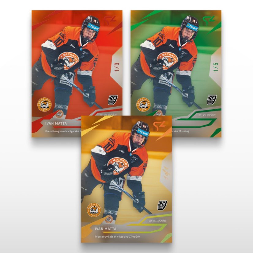 Hockey trading card L-13 IVAN MATTA - SportZoo Tipsport liga 2025/26 LIVE