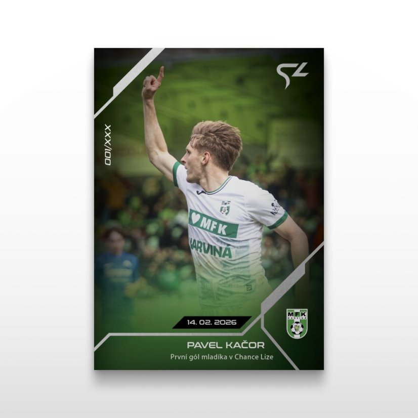 Fotbalová kartička L-31 Pavel Kačor - SportZoo Chance Liga 2025/26 LIVE