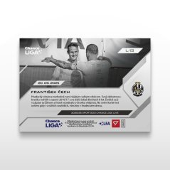 Futbalová kartička L-13 FRANTIŠEK ČECH - SportZoo Chance Liga 2025/26 LIVE