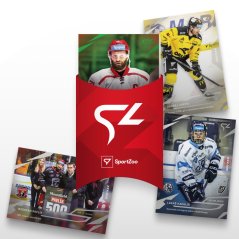 Zľavnený set 23 hokejových kartičiek Tipsport ELH - SportZoo Tipsport ELH 2025/26 LIVE