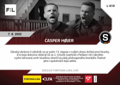 L-010 Casper Højer FORTUNA:LIGA 2022/23 LIVE