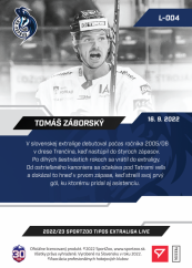 L-004 Tomáš Záborský TEL 2022/23 LIVE