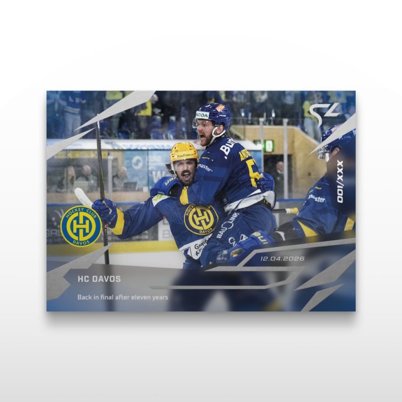 Hockey trading card L-59 HC Davos - SportZoo National League 2025/26 LIVE