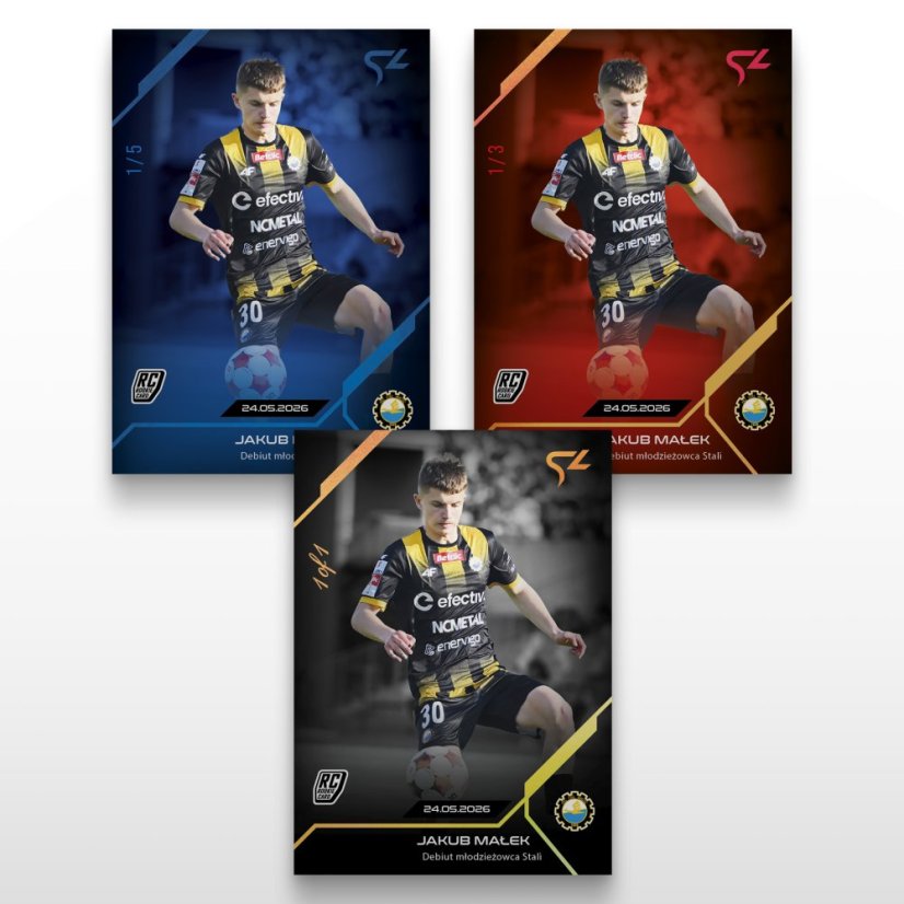 Football trading card L-51 Jakub Małek - SportZoo Betclic 1 Liga 2025/26 LIVE