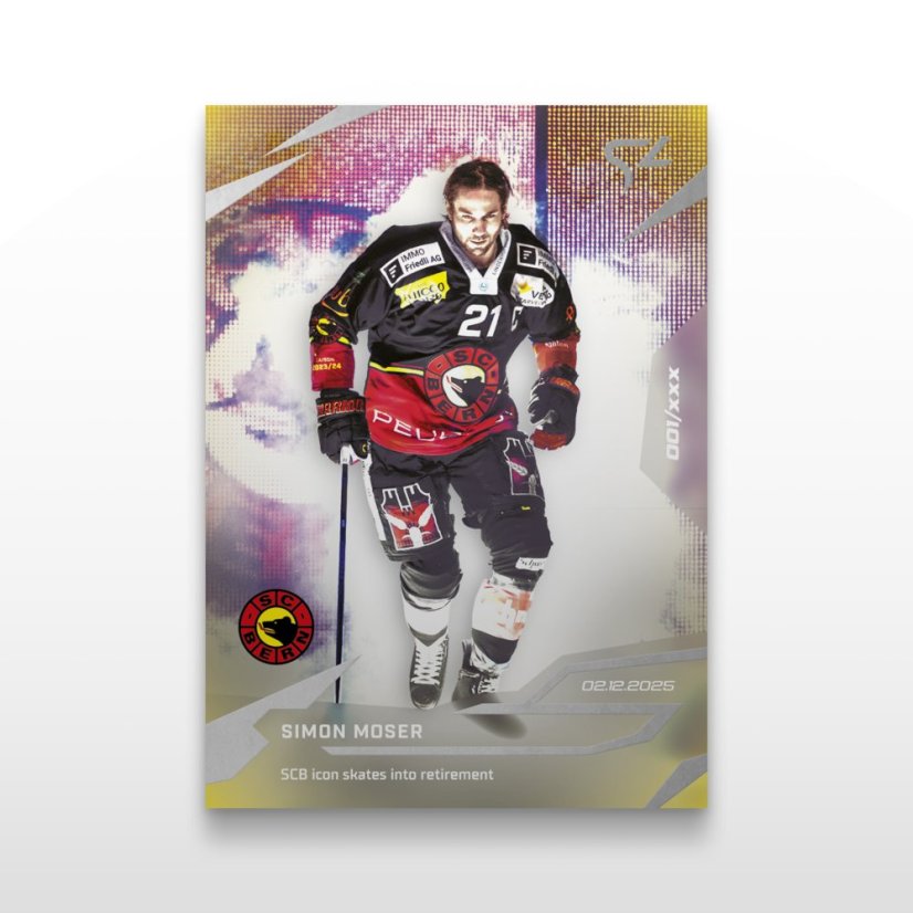 Hokejová kartička L-23 Simon Moser - SportZoo National League 2025/26 LIVE