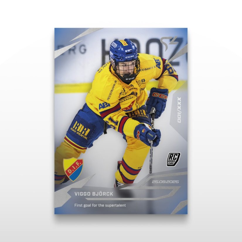 Hokejová kartička L-05 Viggo Björck - SportZoo Svenska hockeyligan 2025/26 LIVE